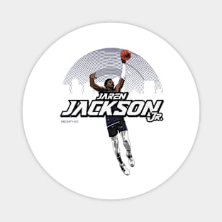 Jaren Jackson Jr. Memphis Skyline Magnet